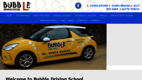 What Bubbledrivingschool.co.uk website looked like in 2018 (5 years ago)
