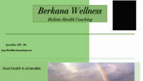 What Berkanawellness.com website looked like in 2018 (5 years ago)
