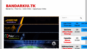 What Bandarkiu.tk website looked like in 2018 (5 years ago)