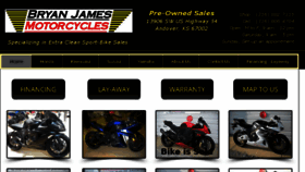 What Bjmotorcycles.com website looked like in 2018 (5 years ago)