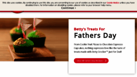 What Bettycrocker.co.uk website looked like in 2018 (5 years ago)