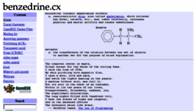 What Benzedrine.cx website looked like in 2018 (5 years ago)