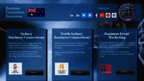 What Business-connections.com.au website looked like in 2018 (5 years ago)