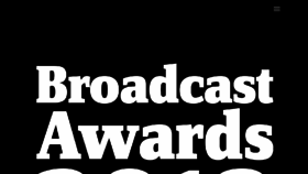 What Broadcastawards.co.uk website looked like in 2018 (5 years ago)