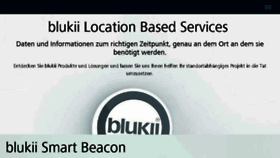 What Blukii.com website looked like in 2018 (5 years ago)