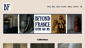 What Beyondfrance.co.uk website looked like in 2018 (5 years ago)