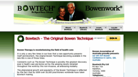 What Bowtech.com website looked like in 2018 (5 years ago)
