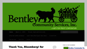 What Bentleycommunityservices.org website looked like in 2018 (5 years ago)