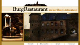 What Burglichtenberg.de website looked like in 2018 (5 years ago)