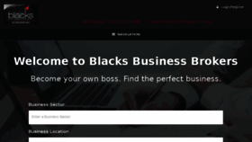 What Blacksbrokers.com website looked like in 2018 (5 years ago)