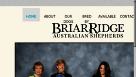 What Briarridgeaussies.com website looked like in 2018 (5 years ago)