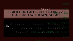 What Blackdogstpaul.com website looked like in 2018 (5 years ago)
