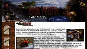 What Backfortyhuntingguideservice.com website looked like in 2018 (5 years ago)