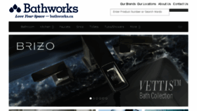 What Bathworks.ca website looked like in 2018 (5 years ago)