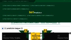 What Betpredictor.tips website looked like in 2018 (5 years ago)