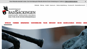 What Bad-saeckingen.de website looked like in 2018 (7 years ago)