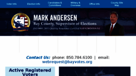 What Bayvotes.org website looked like in 2018 (5 years ago)