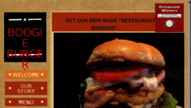 What Boogieburger.com website looked like in 2018 (5 years ago)