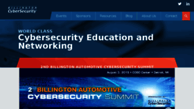 What Billingtoncybersecurity.com website looked like in 2018 (5 years ago)