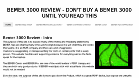 What Bemer3000review.com website looked like in 2018 (5 years ago)