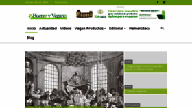What Buenoyvegano.com website looked like in 2018 (5 years ago)