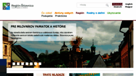 What Banskastiavnica.travel website looked like in 2018 (5 years ago)