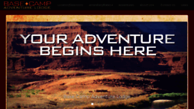 What Basecampadventurelodge.com website looked like in 2018 (5 years ago)