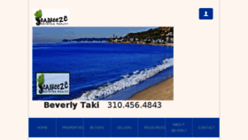 What Beverlytaki.com website looked like in 2018 (6 years ago)