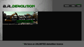 What Br-demolition.com.au website looked like in 2018 (5 years ago)