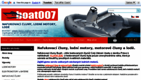 What Boat007.cz website looked like in 2018 (5 years ago)