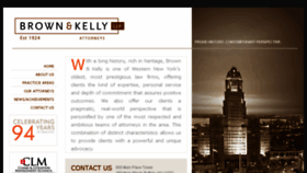 What Brownkelly.com website looked like in 2018 (5 years ago)
