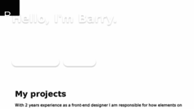 What Barrytickle.com website looked like in 2018 (5 years ago)