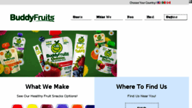 What Buddyfruits.com website looked like in 2018 (5 years ago)