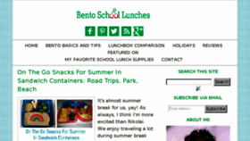 What Bentoschoollunches.com website looked like in 2018 (5 years ago)