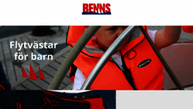 What Benns.se website looked like in 2018 (5 years ago)