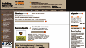 What Buildingonline.com website looked like in 2018 (5 years ago)