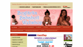 What Bogibababolt.hu website looked like in 2018 (5 years ago)
