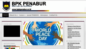 What Bpkpenabur.or.id website looked like in 2018 (5 years ago)