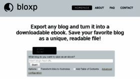 What Bloxp.com website looked like in 2018 (5 years ago)