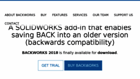 What Backworks.info website looked like in 2018 (5 years ago)