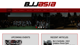 What Bjjasia.com website looked like in 2018 (5 years ago)