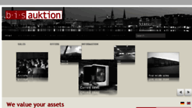 What Bisauktion.de website looked like in 2018 (5 years ago)