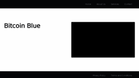 What Bitcoin-blue.com website looked like in 2018 (5 years ago)
