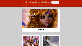 What Butterflywebgraphics.com website looked like in 2018 (5 years ago)