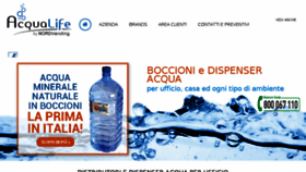 What Boccioniacqualife.it website looked like in 2018 (5 years ago)