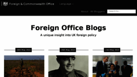 What Blogs.fco.gov.uk website looked like in 2018 (5 years ago)