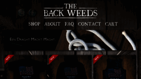What Backweeds.com website looked like in 2018 (5 years ago)