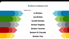What Bonbon-company.com website looked like in 2018 (5 years ago)