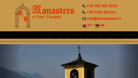 What Bbmonastero.it website looked like in 2018 (5 years ago)