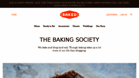 What Bakingsociety.com website looked like in 2018 (5 years ago)